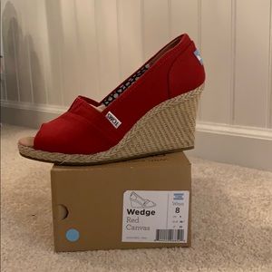 Brand New TOMS Wedge